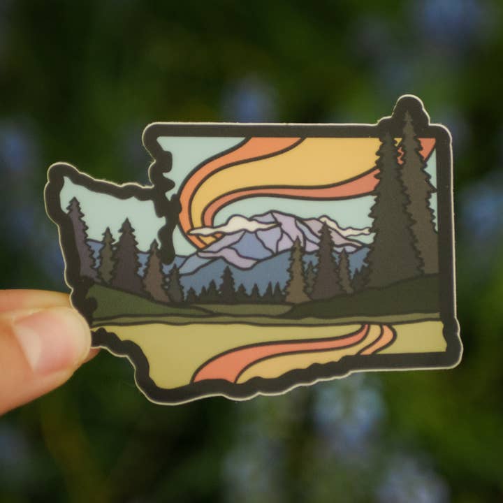 Washington Wilderness | Klistermærke for engroshandel hos Roaming Heart