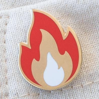 Flame Pin for wholesale by Everyday Olive
