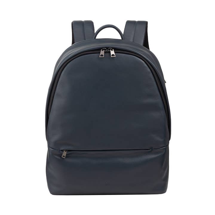 Dudu Læder Laptop PC Rygsæk Rejse Forretning Marineblå for engroshandel hos dudu