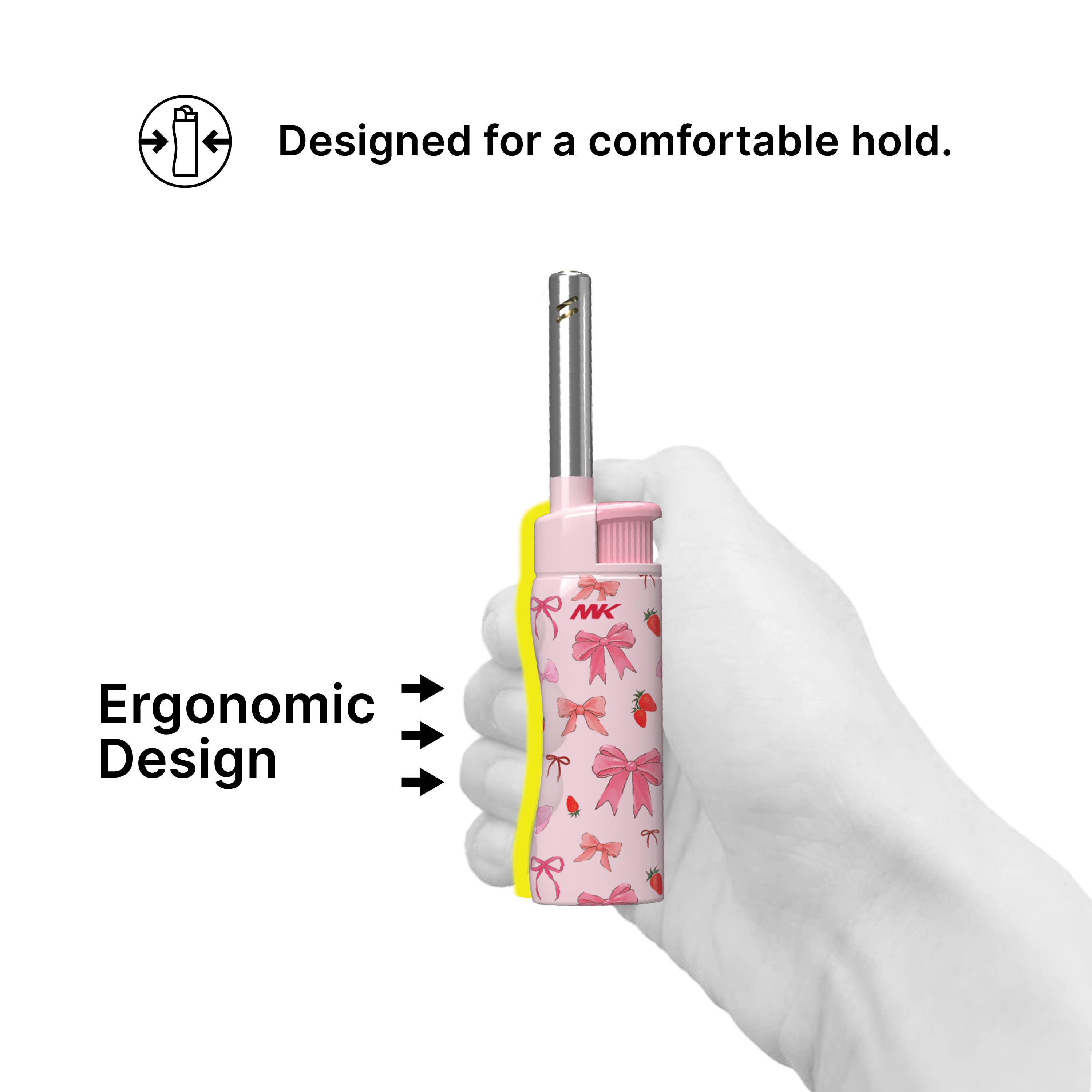 MK Lighter Company - Vendita all'ingrosso Accendini - MK Lighter Company Set di 50 Accendini con Fiamma Antivento, Serie Charm2