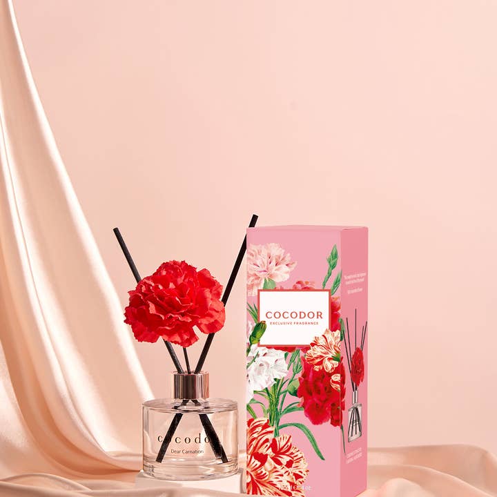 Cocodor Italy srl - Wholesale Reed Diffuser - Cocodor Carnation Diffuser 120ml (4.0oz) White Musk Scent
