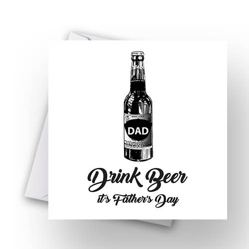 Vaderdag Collectief - Drink bier Vaderdagkaart voor wholesale door Catherine Loves