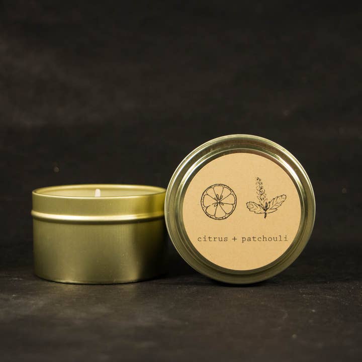 Moonrise Candle Co. - Wholesale Jar/Filled Candle - Citrus + Patchouli