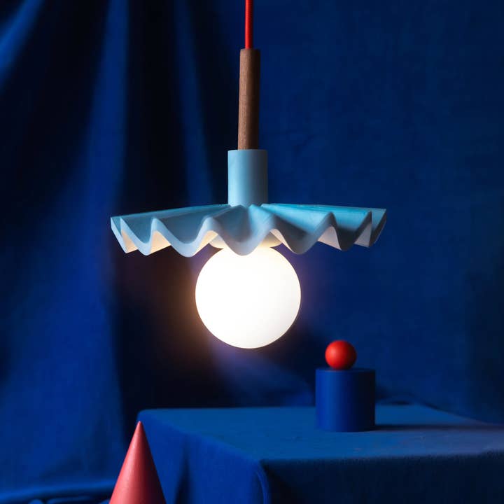 Mono - Wholesale Accent/Desk Lamp - Handmade jesmonite pendant lamp "Antoinette" in 4 colors6