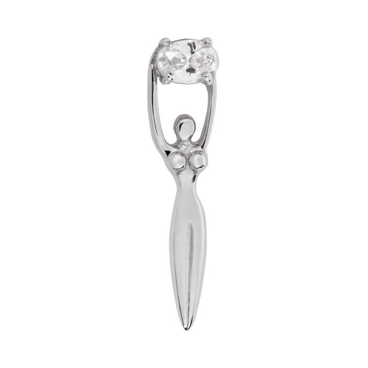 Silver Jewellery Cavern Wholesale - Wholesale Individual Charm/Pendant - Earth Goddess Crystal Pendant