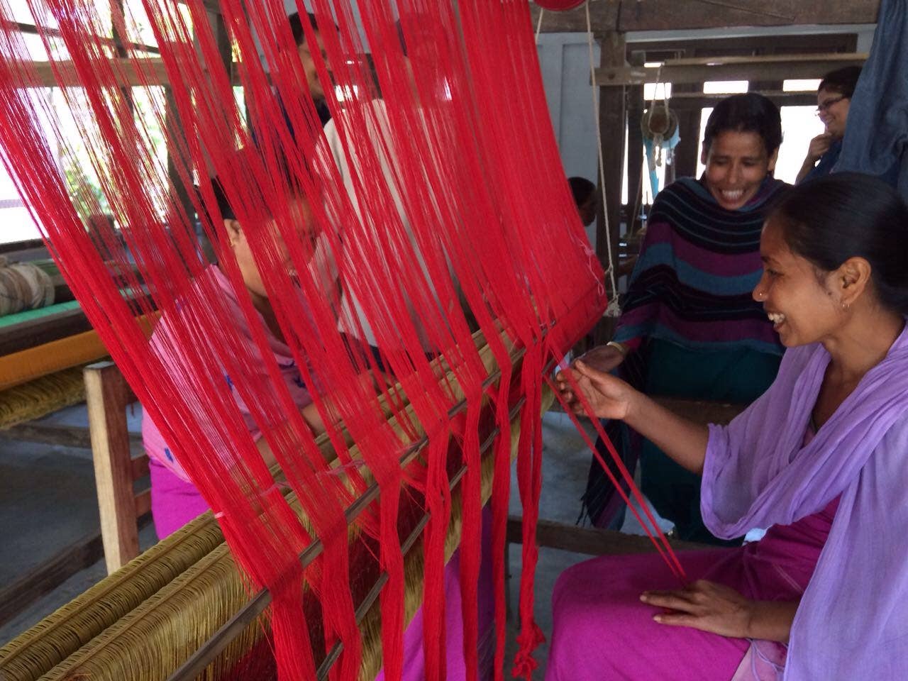 Sustainable Threads - Wholesale Throw/Decorative Pillow - Cotton Pillow with Insert | Handwoven | Butterfly Screen Print2