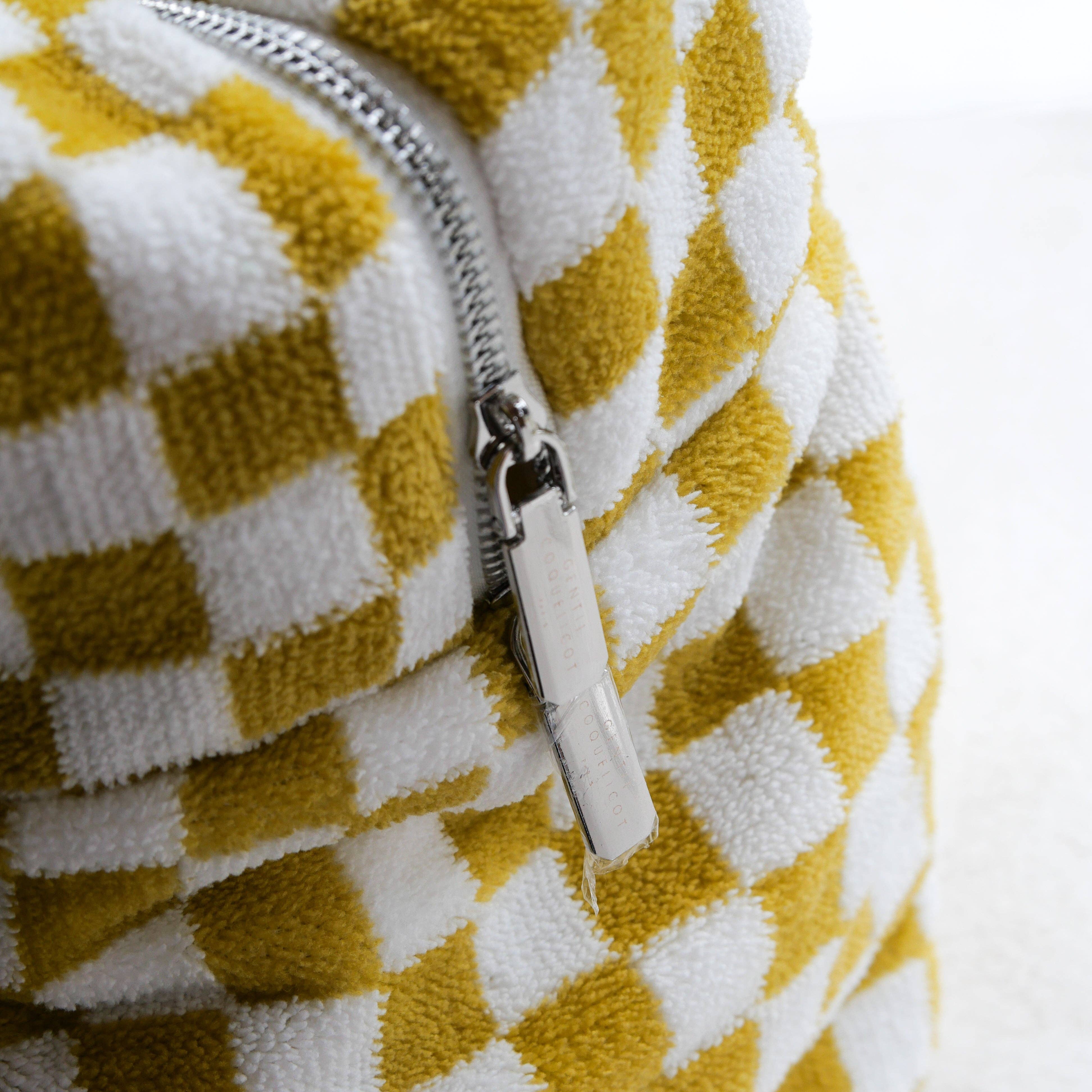 Gentil Coquelicot Paris - Wholesale Weekender Bag - Women's - Checkered sponge weekend bag (3 colors)3