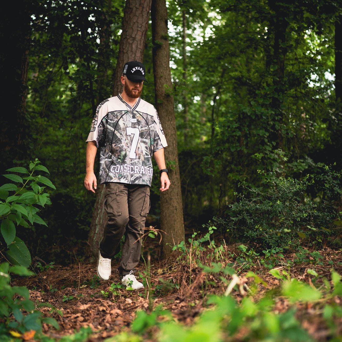 Malta Apparel LLC - Wholesale Jersey - Men's - CONSECRATED Jersey - Cream/Woodland Camo (Oversized Fit)8