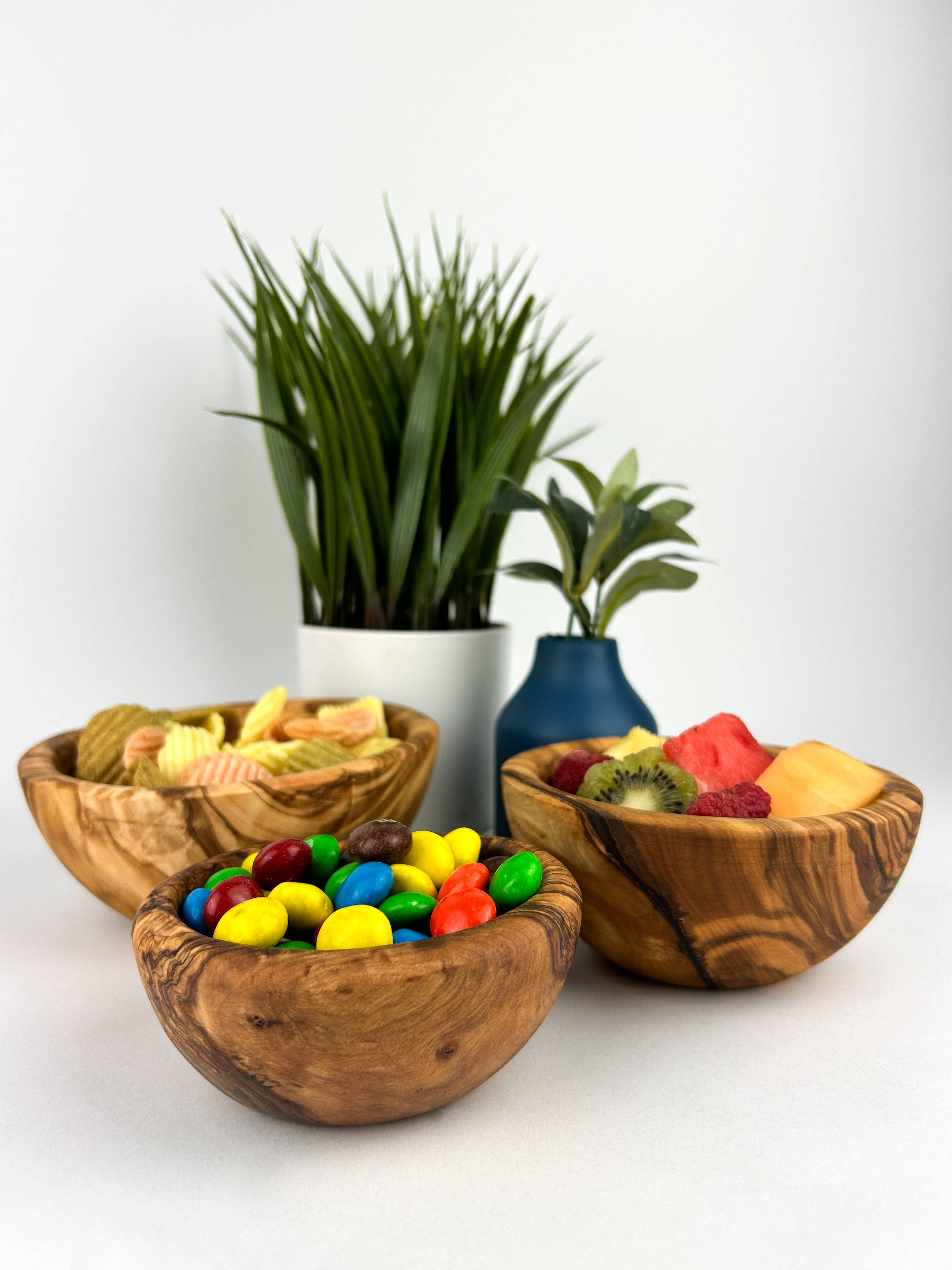 Natural OliveWood - Wholesale Condiment/Dip Bowl - Small Olive Wood Dipping Bowl1