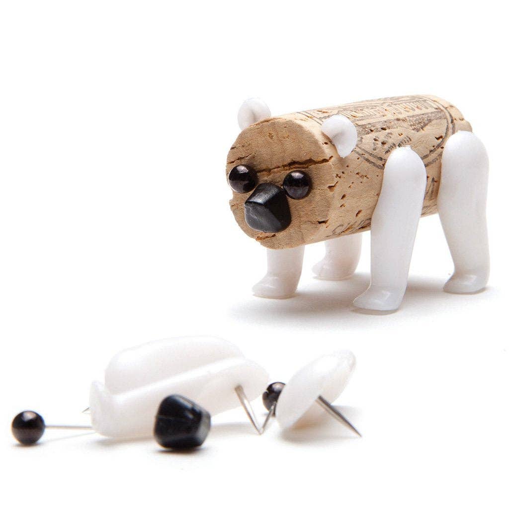 Monkey Business Design USA LLC - Wholesale Wine Stopper - Gift For Wine Lovers | Corkers Animals Pop Display of 366