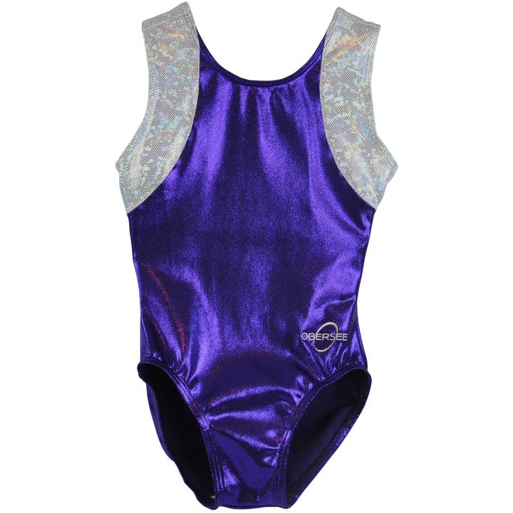 Justaucorps de gymnastique pour fille - Dos Croix Violet pour la vente par Obersee
