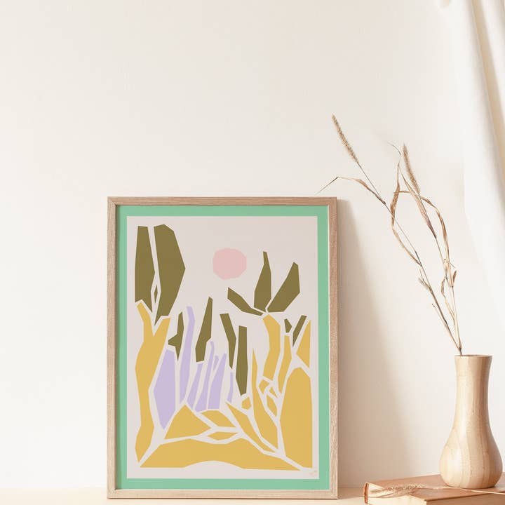 Abstrakt ökenlandskap Giclée-tryck | Matisse-affisch för wholesale av Emma Make