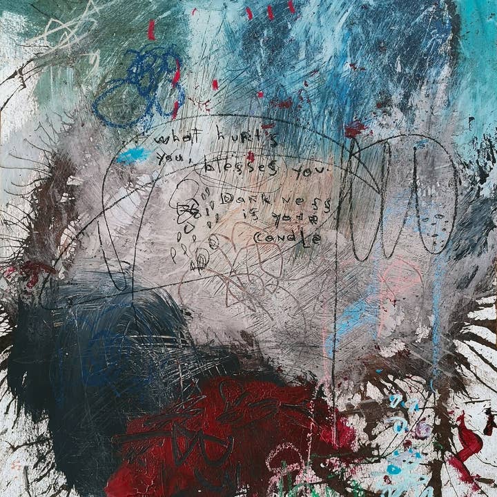 Abstract Canvas Art Print <br>2020 Collection <br>Title: candle<br> Michel Keck for wholesale by Michel Keck LLC