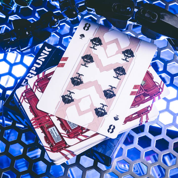Vermilion Collection - Wholesale Playing Cards - Cyberpunk Mythos Playing Cards32