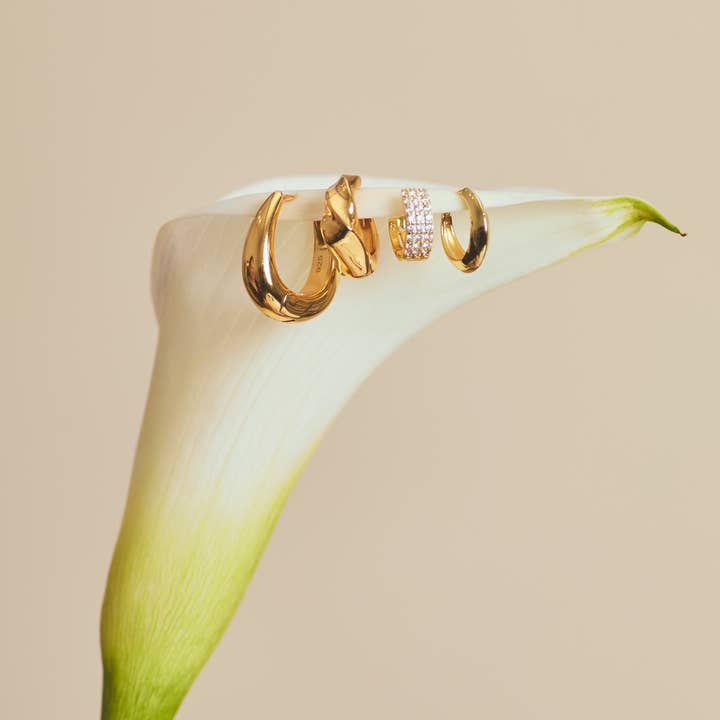 fyb jewelry – Großhandel Hoops – LANA HOOPS, GOLDFARBEN2