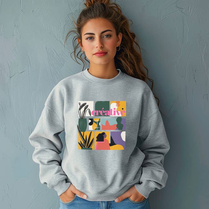 Chandail Coton Ouaté - CRÉATIVE for wholesale by State of Mind Brand