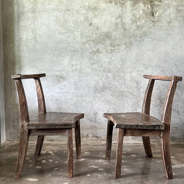 Office Objets – wholesale Chair – Large chair or armchair in antique teak H84 L6059