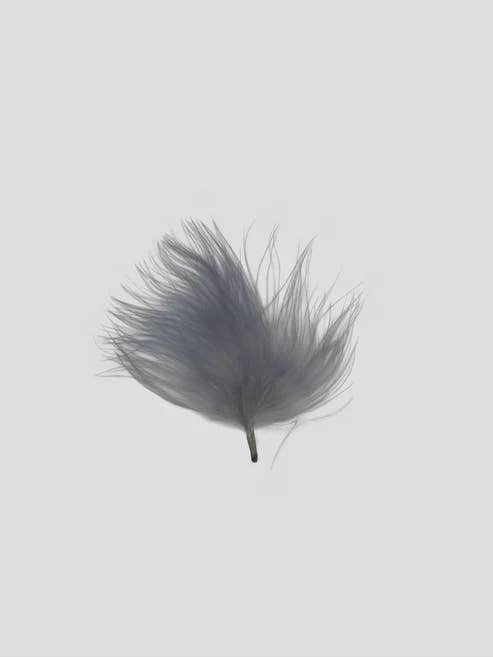 Marabou 7 cm Musgrå for engroshandel hos Enkels Feathers