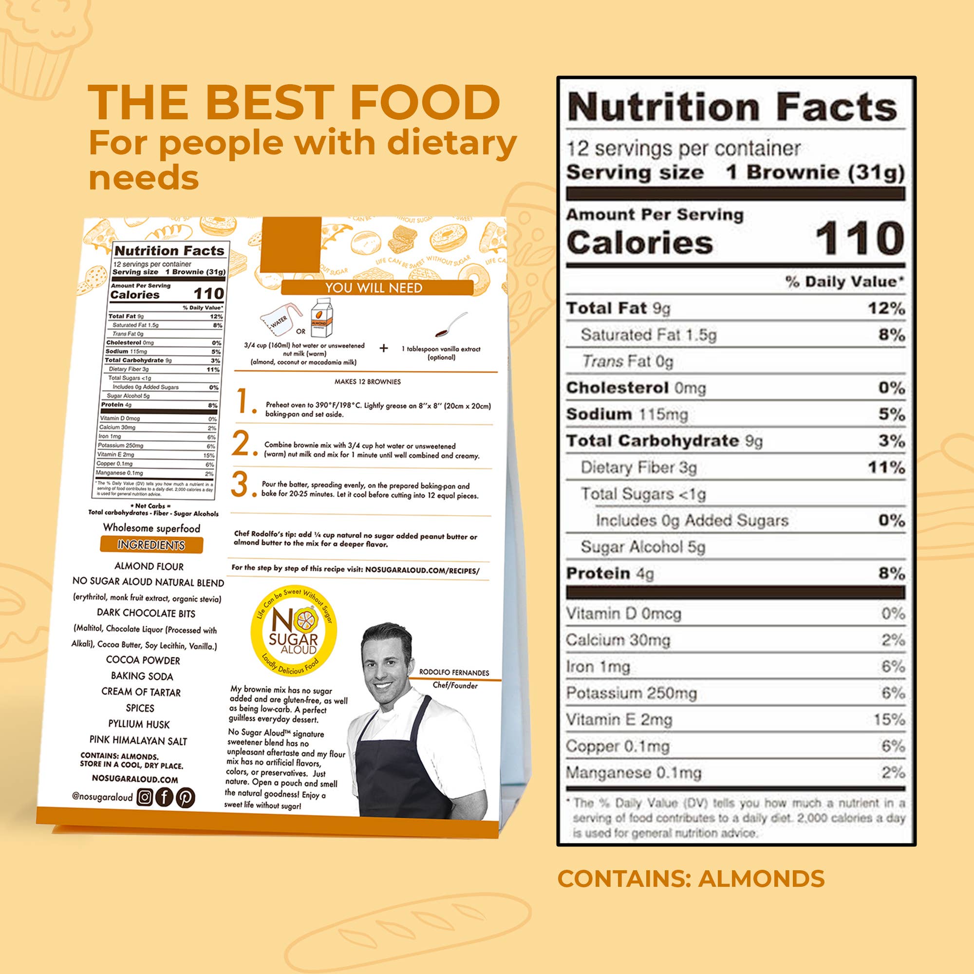 No Sugar Aloud LLC - Wholesale Brownie Mix - Low Carb Brownie Mix4