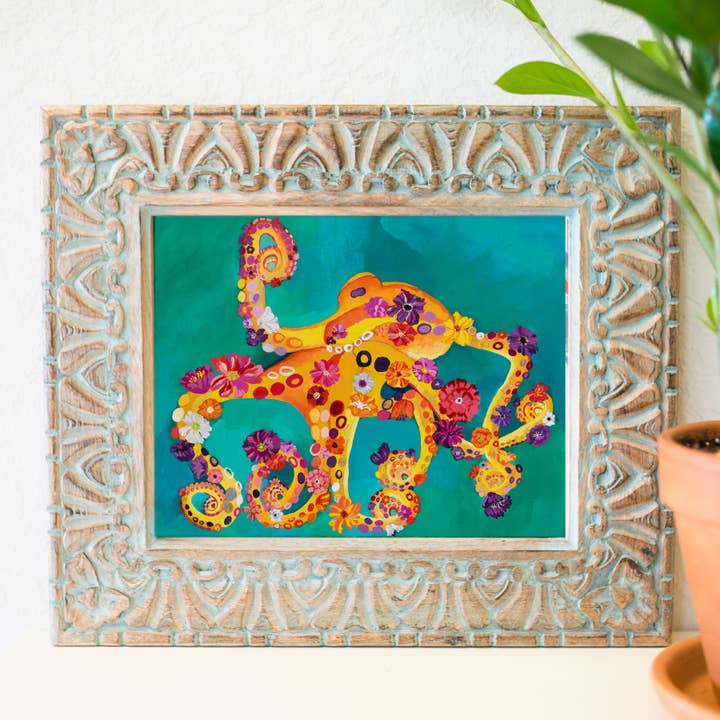 Polvo floral de 8 “x 10" por atacado de The Stationery Bakery