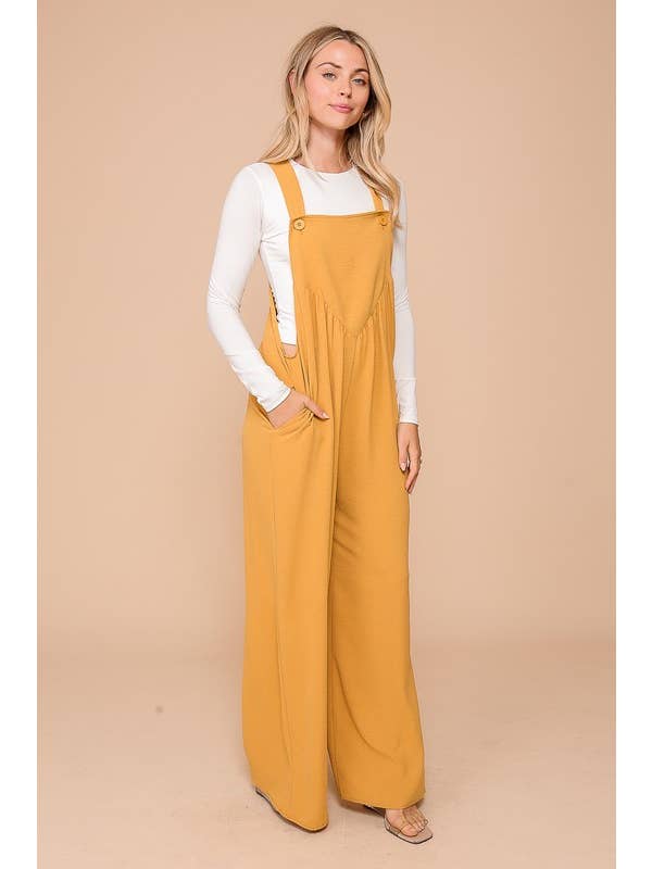 Vanilla Monkey - Wholesale Jumpsuit - Women's - Effortless Chic Wide-Leg Jumpsuit