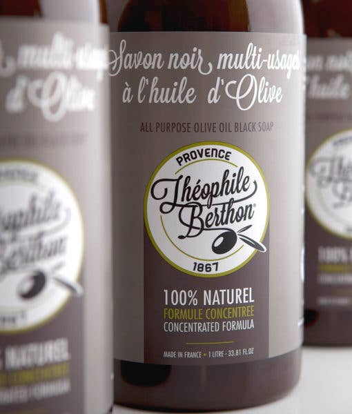 Theophile Berthon - Wholesale Multi-Surface Cleaner - CONCENTRATED 100% OLIVE MULTI-PURPOSE BLACK SOAP. WITHOUT PERFUME2