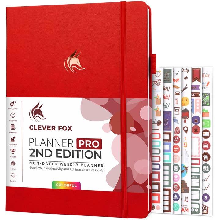 Weekly Planner PRO 2nd Edition for wholesale by Clever Fox Planners