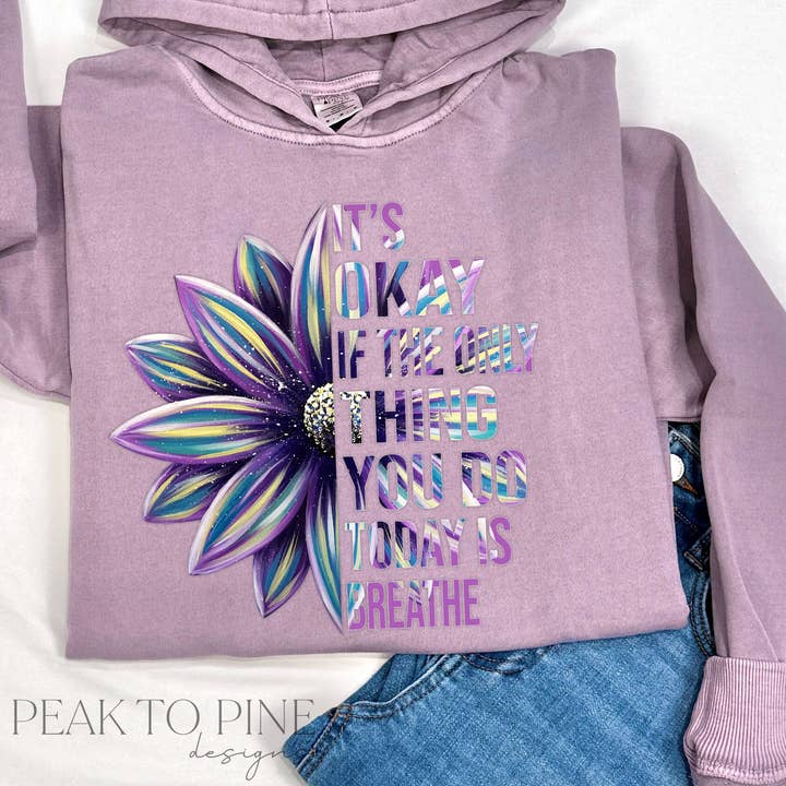 It's Okay - Sweatshirt for wholesale by Peak To Pine Designs