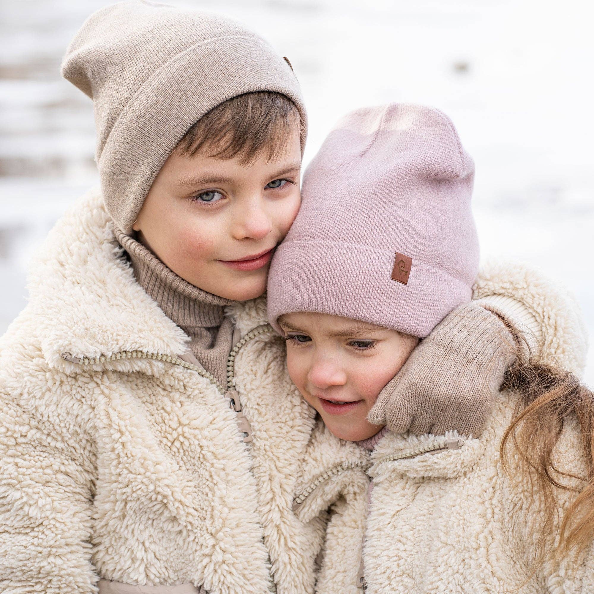 menique – Gorro - Crianças por atacado – Gorro Infantil em Tricô de Merino e Cashmere3