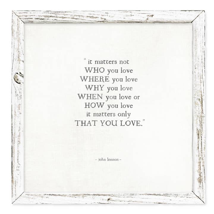 'It Matters' - Shelf Art for wholesale by Sweet Gumball Inc.