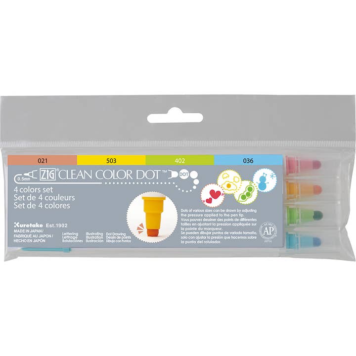 ProFolio - Wholesale Marker - ZIG Clean Color Dot Marker Sets