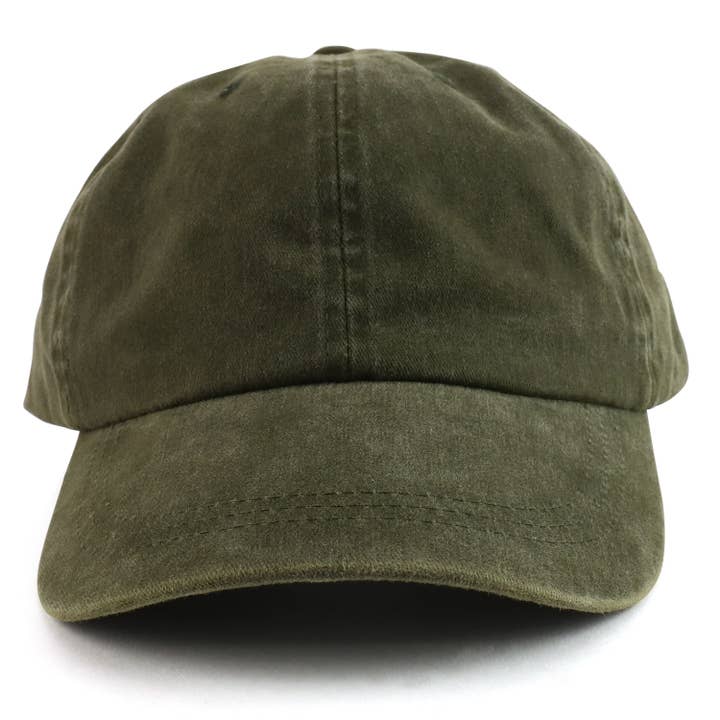 Trendy Apparel Shop - Wholesale Baseball Cap - Unisex - Oversize XXL Pigment Dyed Washed Cotton Baseball Cap16