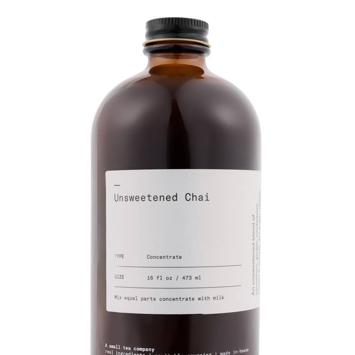 DONA - Wholesale Iced Tea - Retail Unsweetened Chai Concentrate (Case of 12)