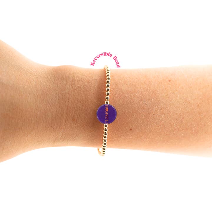 Beaded Blondes – Großhandel Schmucksets – Clemson Logo Flip-Bogenstapel aus 33