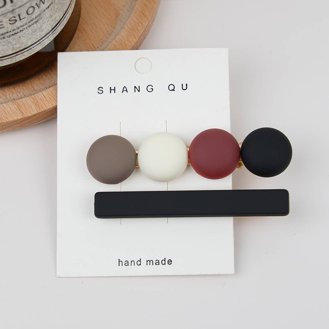 TheDivaSoap – wholesale Barrette – Women’s – 2Pack Color Block Geometric Alligator Clip Barrette3