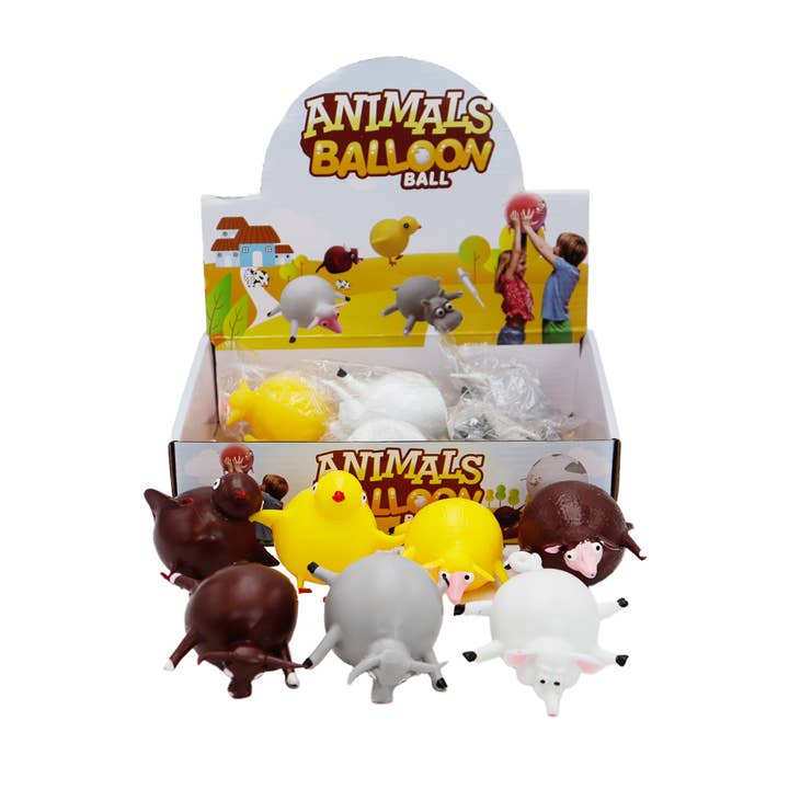 Cap Zone - Wholesale Inflatable Toy - Kids & Baby - Animal Blow-Up Inflatable Squishy Balloon Toy