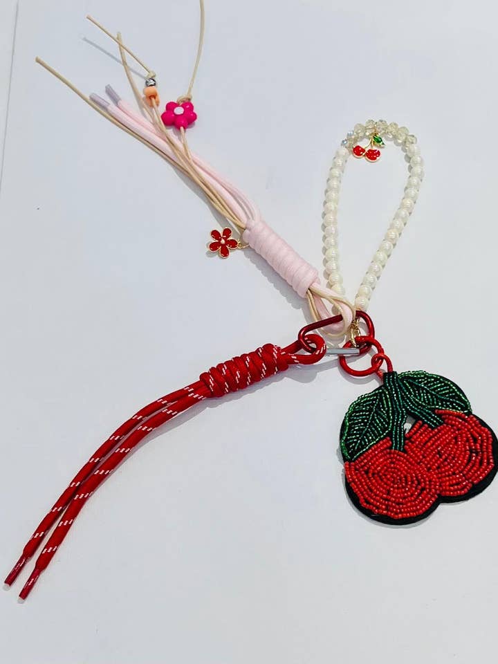 Keychain / Cherry bag charm for wholesale by SHEERA
