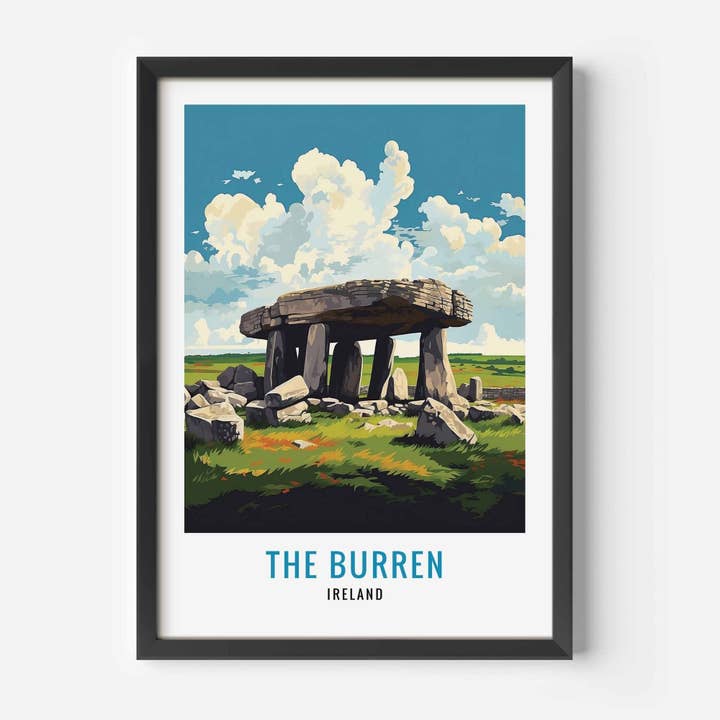 Impression Burren A4 pour la vente par Breeze & Bubbles