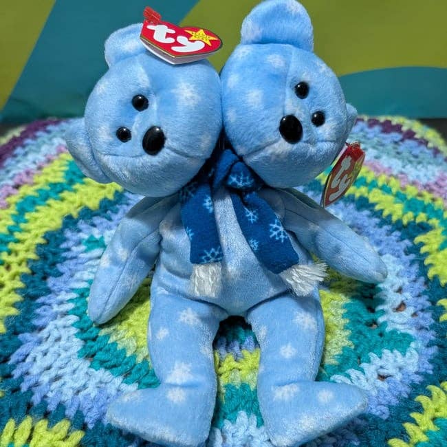 SpillProofLiquid - Wholesale Stuffed/Plush Toy - Kids & Baby - Handmade TY 2 Headed Polycephaly Beanie Baby Bears - Asstd1