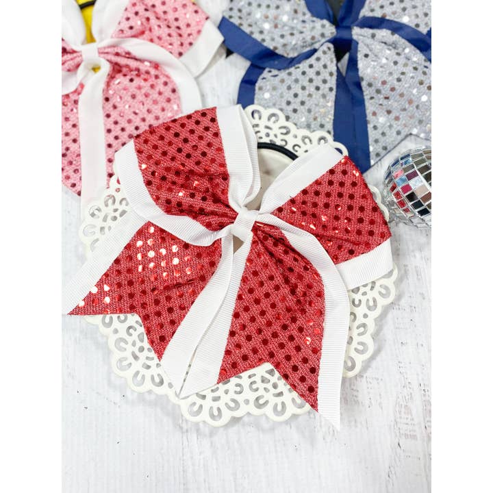 The Hair Bow Company - Wholesale Hair bow – Kids - Sequin School Spirit Cheer Bow: Game Day