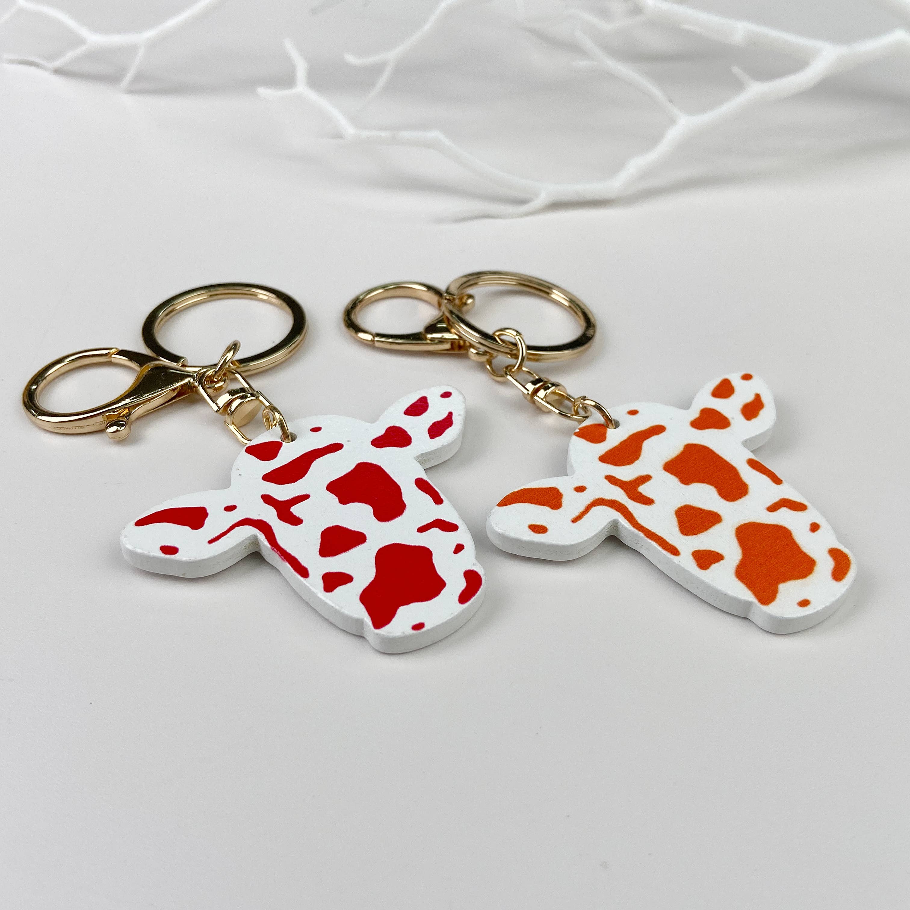 SoapElenGlen - Wholesale Keychain - Women's - Wooden bull head pendant keychain9