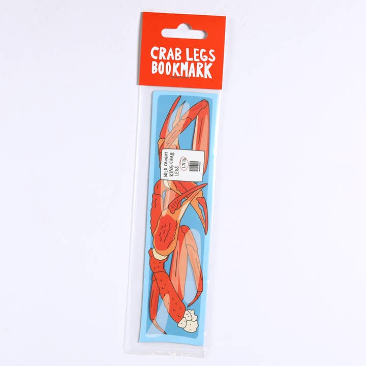 Humdrum Paper - Wholesale Bookmark - Crab Legs Bookmark (it's die cut!)3