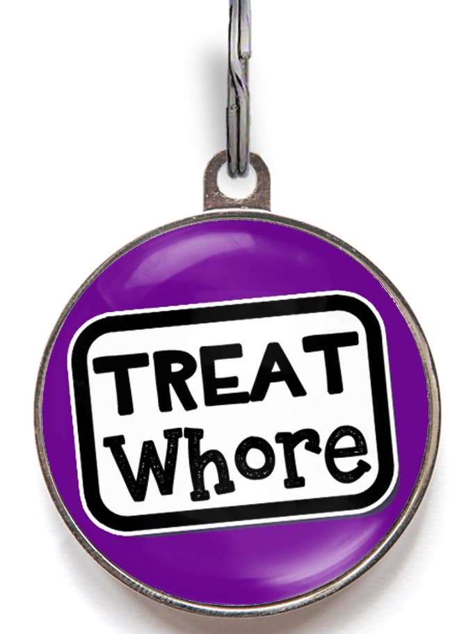 Treat Wh*re Smart Pet ID Tag für den Großhandel von WagATudeTags