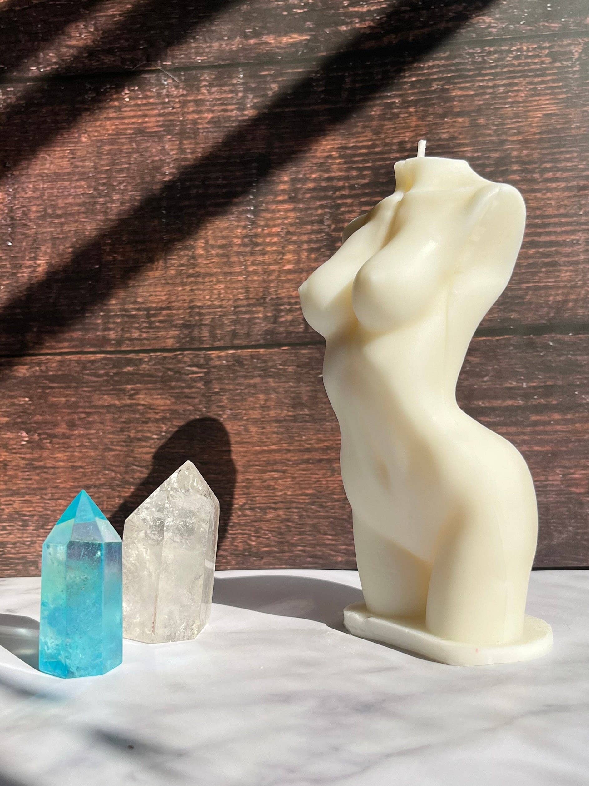 Beauty and the Moon - Wholesale Novelty Candle - Large 6 Inch Goddess Candle | Naked Female Body Candle4