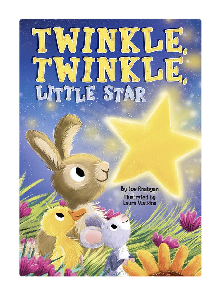 Twinkle, Twinkle, Little Star - Livre en carton rembourré pour enfants pour la vente par Little Hippo Books