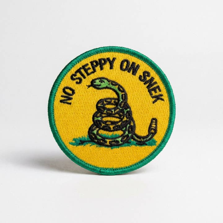 No Steppy On Snek Patch for wholesale by Strike Gently