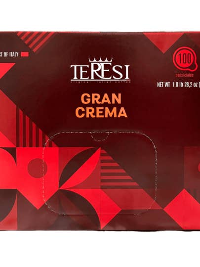 Kaffepuder 100 stk, 100R, italiensk håndværksristning for engroshandel hos Caffè Teresi