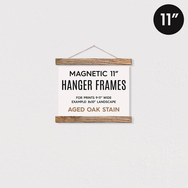 Hanger Frames - Venta al por mayor Marcos de fotos - Marco magnético para póster de 11" para impresión horizontal de 8 x 10 cm4