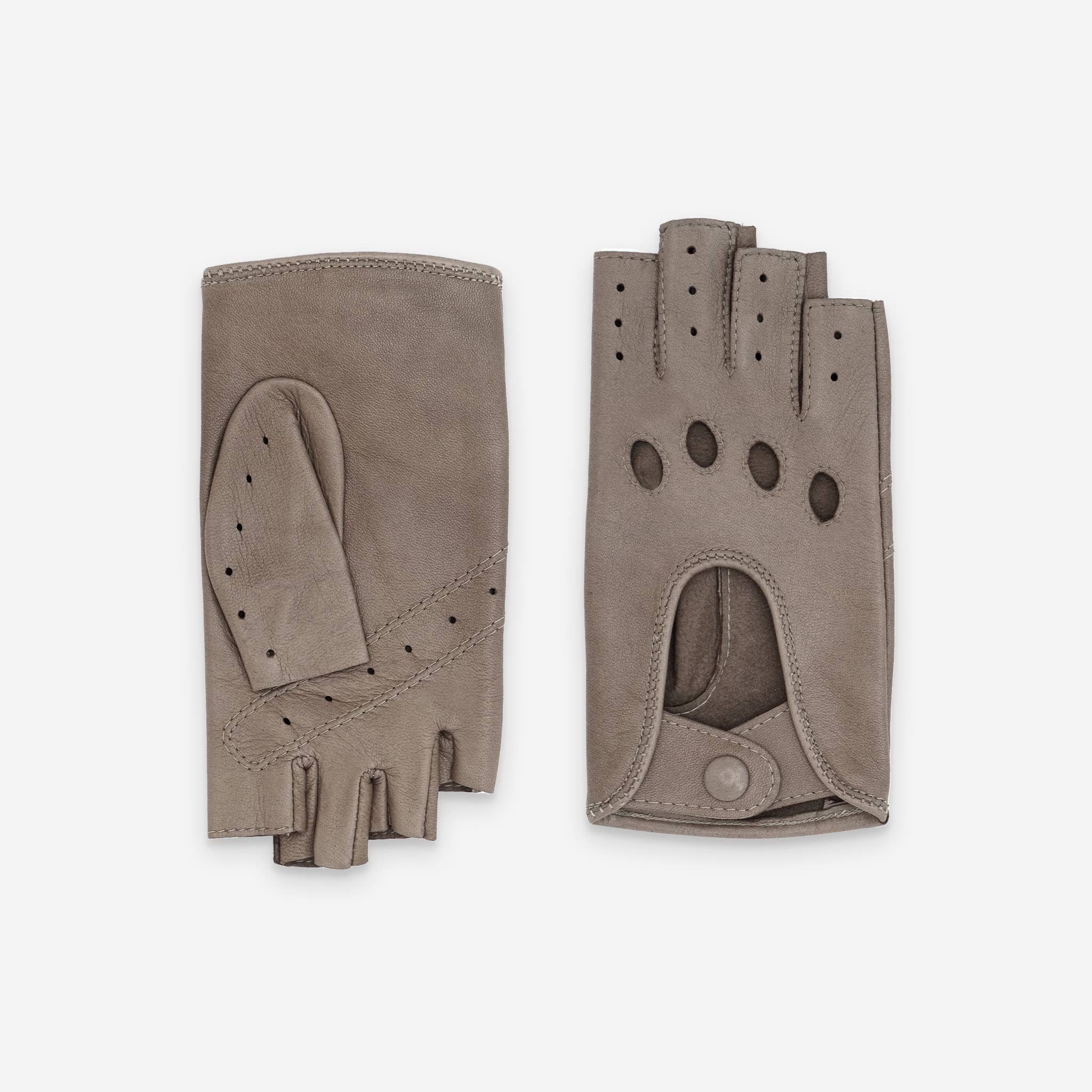 Glove Story – Großhandel Handschuhe – Damen – Fingerlose Damenhandschuhe aus Lammleder, ungefüttert – Modell conduit-21125NF3