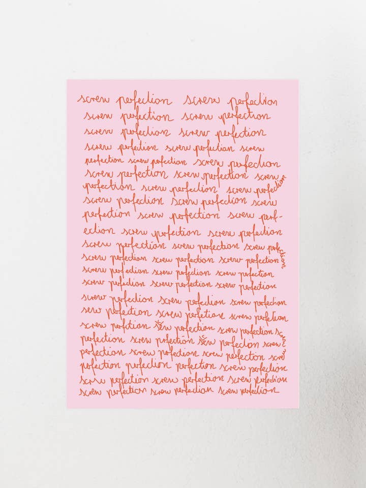 Parafuso Perfeição | Impressão Artística A5 por atacado de Vandrangl